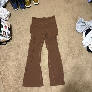 Lululemon Brown Flared Leggings